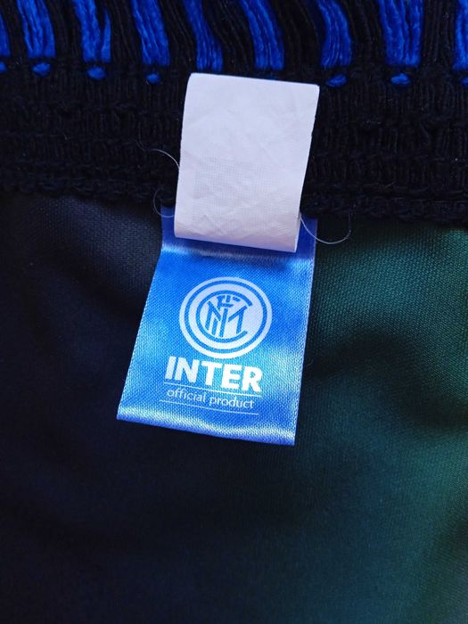 INTER MILANO НОВ MADE IN ITALY двулицев фенски шал Интер Милано 1908