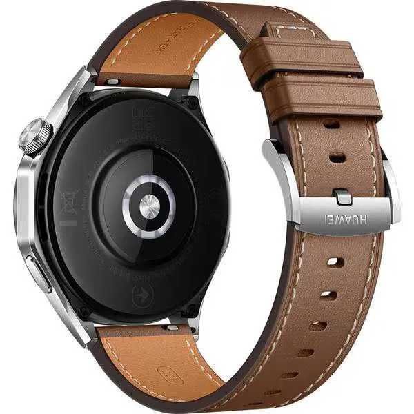 Smartwatch Huawei Watch GT 4 46mm Curea Brown Leather garantie Sigilat