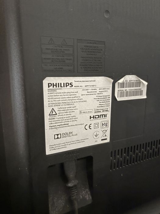 Philips 40PFT4100 12 – 40 inchi, Full HD, stare excelentă
