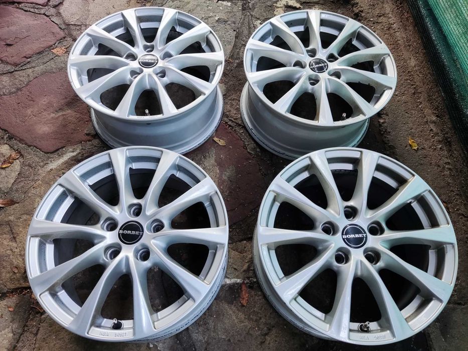 16 цола 5х114,3 лети джанти Borbet за Хонда Хюндай Киа 5x114,3