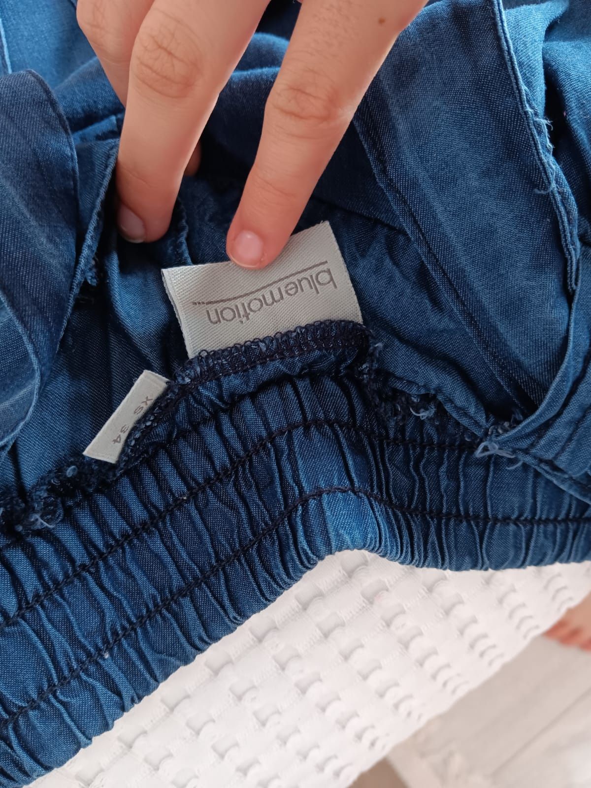 Pantaloni tip palazzo Bluemotion, trei sferturi