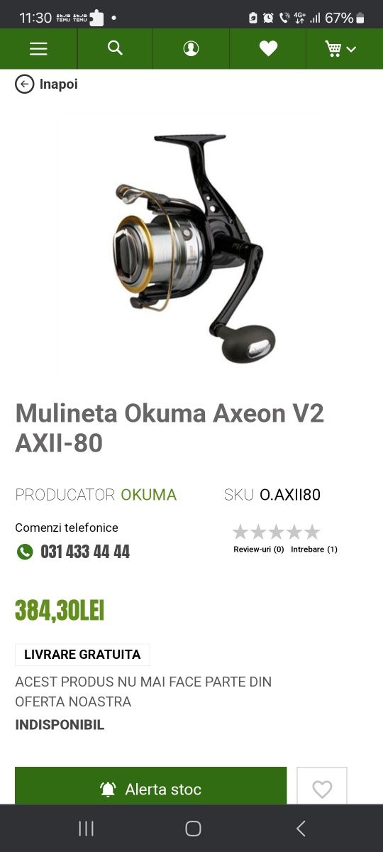 Okuma Axeon VII 80