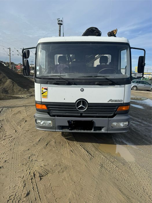 Mercedes Atego basculabil cu macara