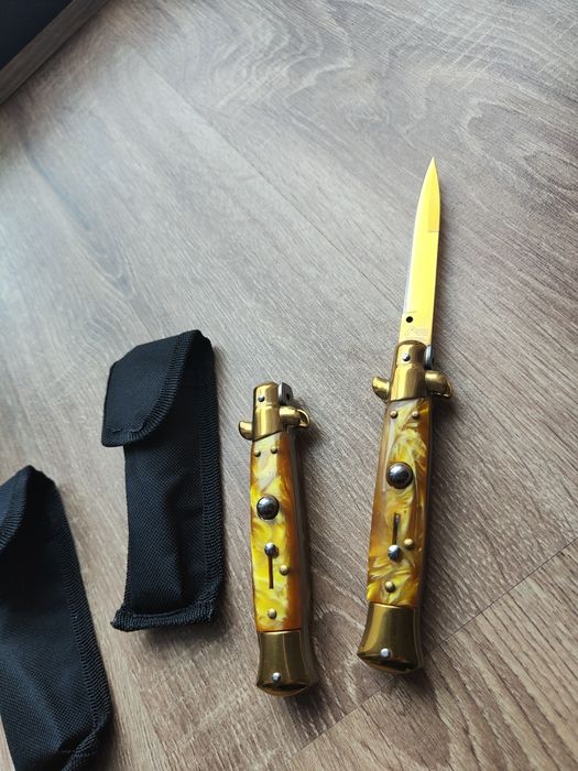 Briceag Italian 21cm Gold Edition de colecție Husa și Cutie