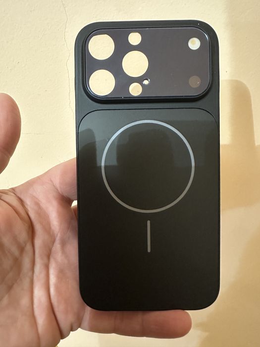 Husă neagră iPhone 14 ProMax, model 17 ProMax