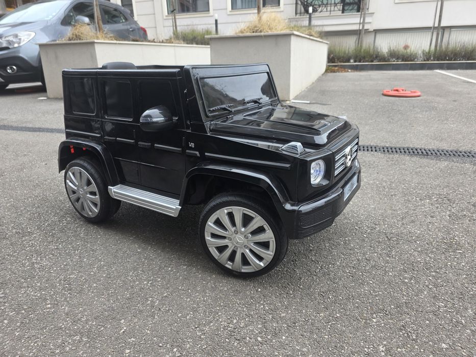 Детски  акумулаторен джип MERCEDES-BENZ G500 12V с родителски контрол