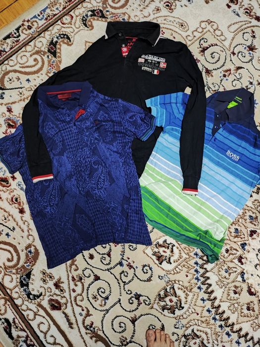 Поло Hugo Boss, Napapijri. Оригинал. Размер S. Состояние 9/10