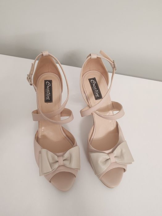 Pantofi piele cu toc - Creative Shouse