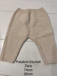 Pantaloni tricotati Zara 74cm(6-9l)