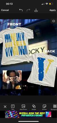 Vlone Asap Rocky tricou