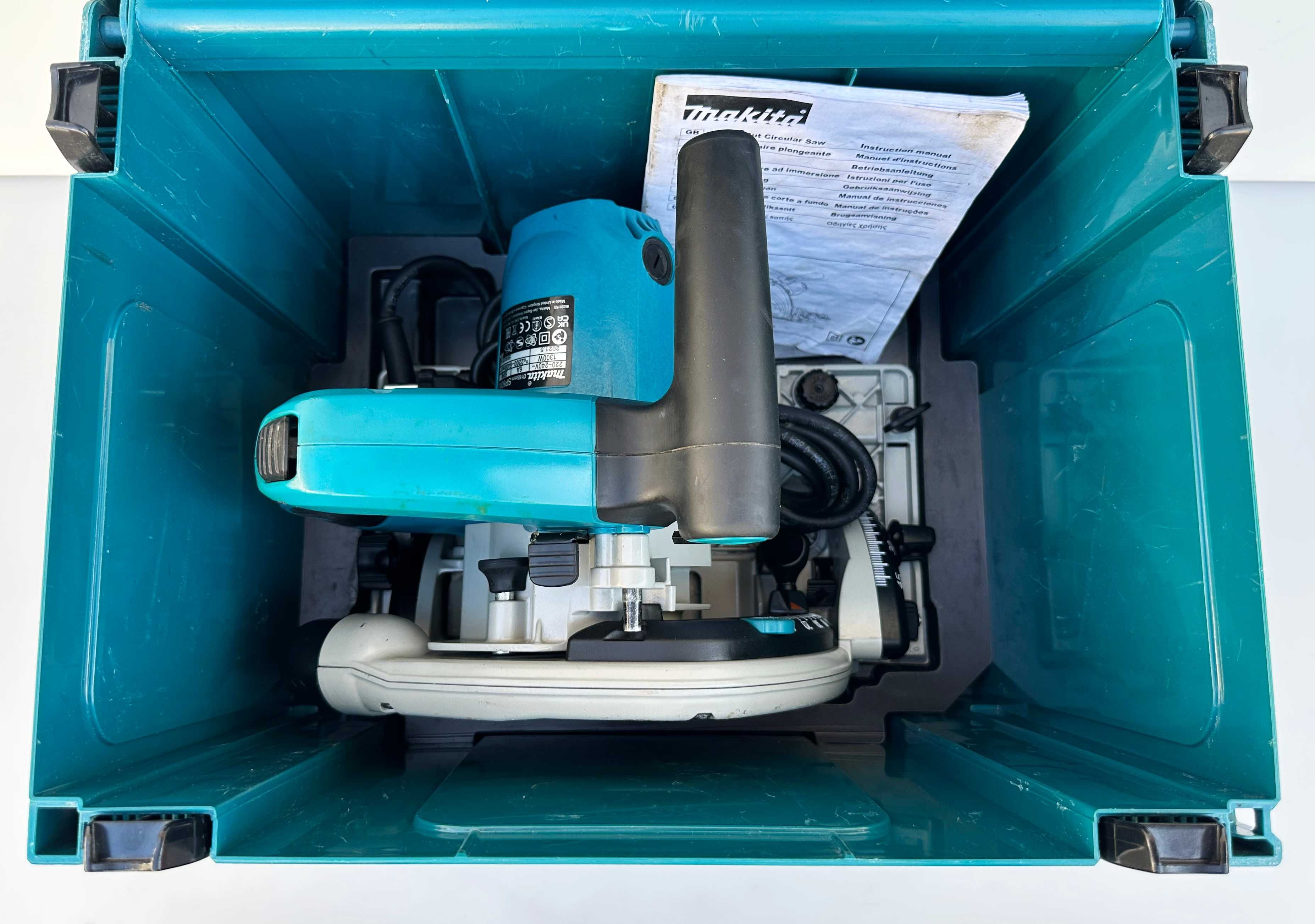 Makita SP6000 - Потапящ циркуляр 1300W перфектен!
