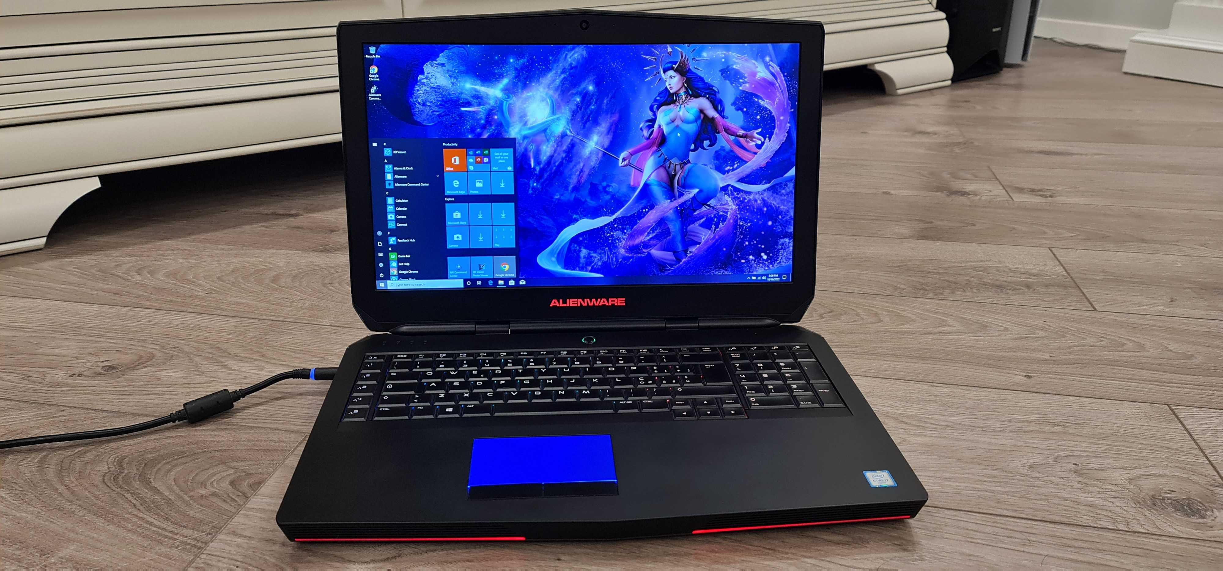 Laptop gaming alienware ,intel core i7- ,video 8 , 17,3 inch, defect