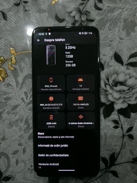 Asus ROG PHONE 6 128GB 12Gb RAM