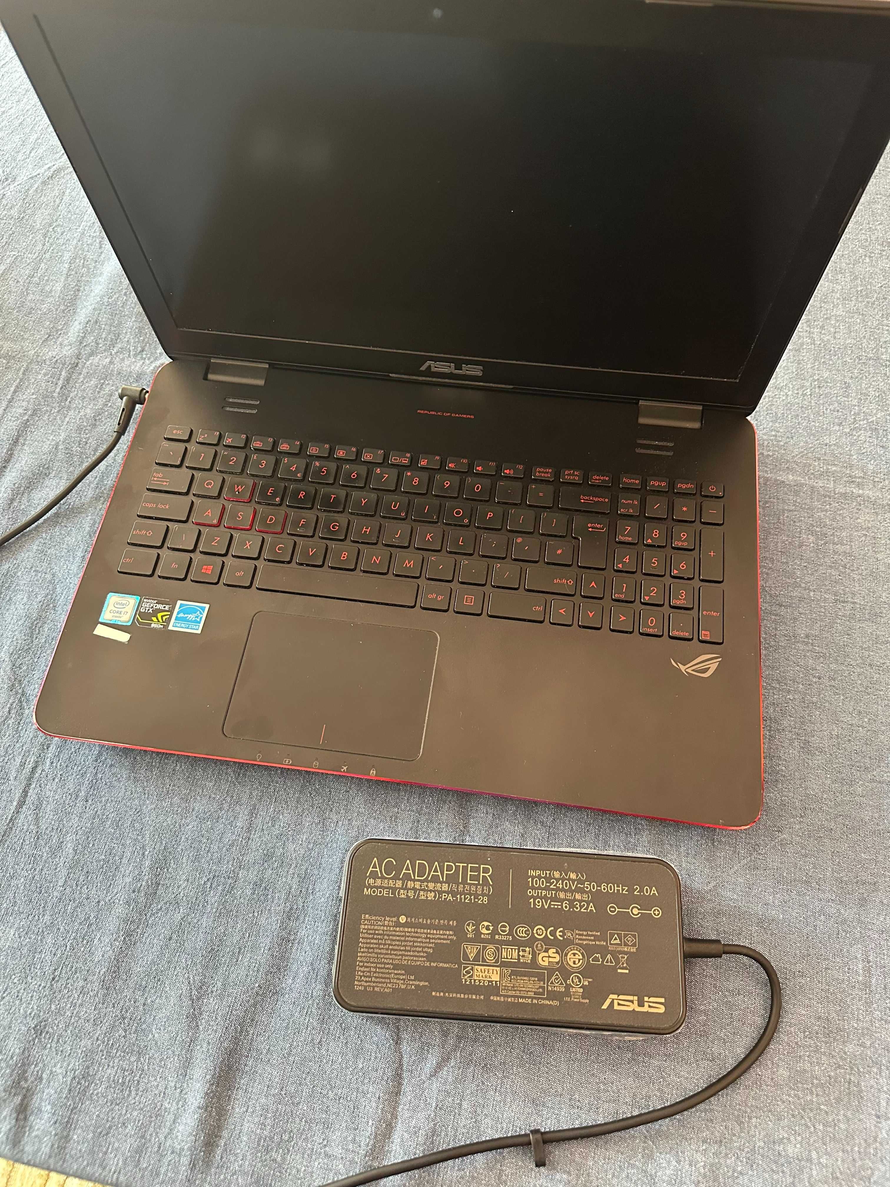 Гейминг лаптоп ASUS ROG G551V