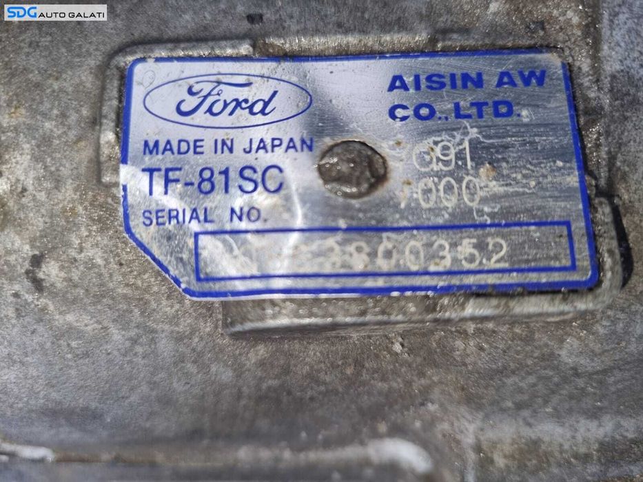 Cutie Viteze Automata Powershift Ford Mondeo 4 2.0 TDCI 2007 - 2015 Cod AWF21 7G91-7000-AB TF-81SC TF81SC [B3031]