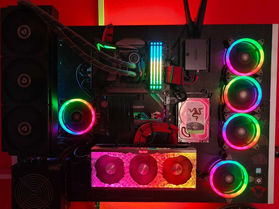 i7 10700k msi z490 carbon 32gb  Corsair Vengeance RGB PRO 3600 mhz