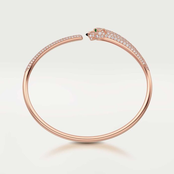 CARTIER Panthere de Cartier Rose Gold Diamonds Дамска Гривна