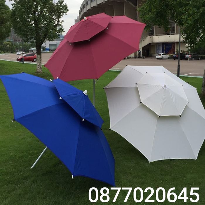 Чадър за риболов, идеален за плаж и къмпинг,преносим, многоцветен цвя