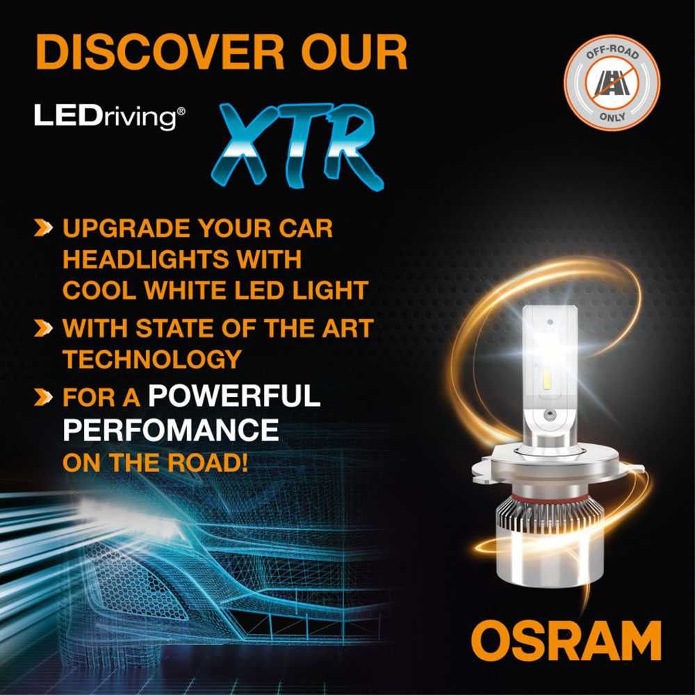 OSRAM LEDriving XTR H7 PX26d, 18W, 12V, с вентилатор