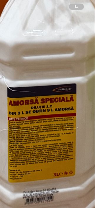 Vopsea Lavabila de interor Danke 20 litri + 7 litri amorsa - sect 5