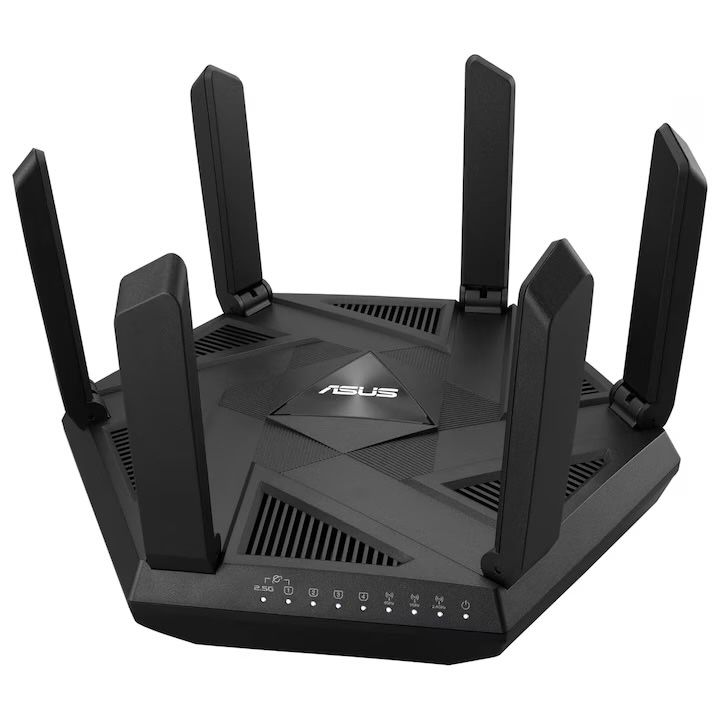 Router gaming ASUS RT-AXE7800 tri-band, 1000 Mbps