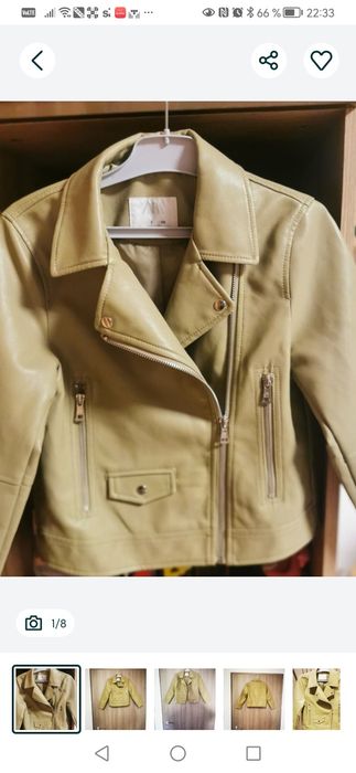 Geaca Zara pentru fete 7-8 ani