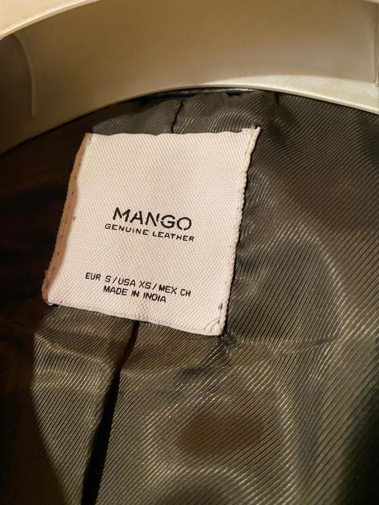 Geaca Mango, piele naturala, marimea S