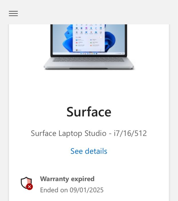 Microsoft Surface Laptop Studio i7/16/512gb Nvidia GeForce RTX 3050 Ti