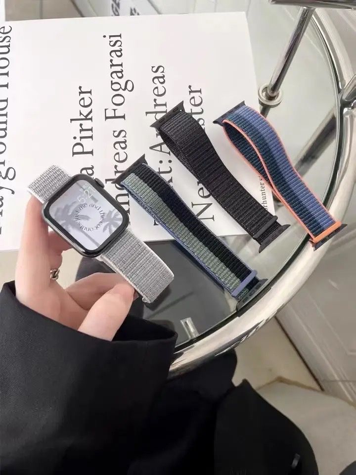 Велкро текстилни каишки за Apple Watch ULTRA/SE2/SE/10/9/8/7/6/5/4/3