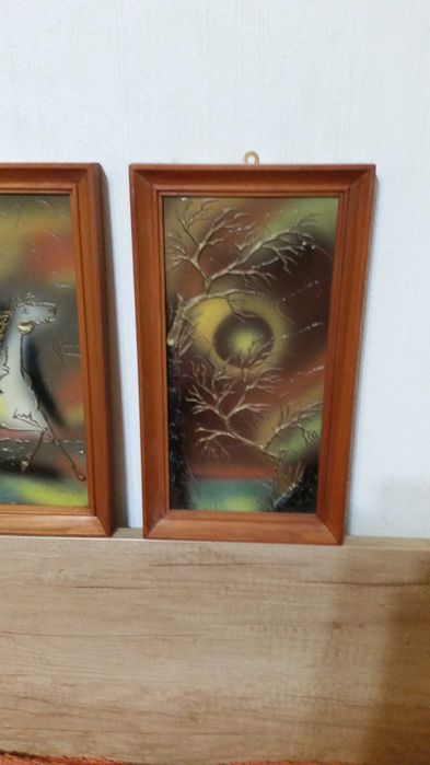 Буря. Картина от художника Иван Тодоров. Подписани отпред и на гърба.