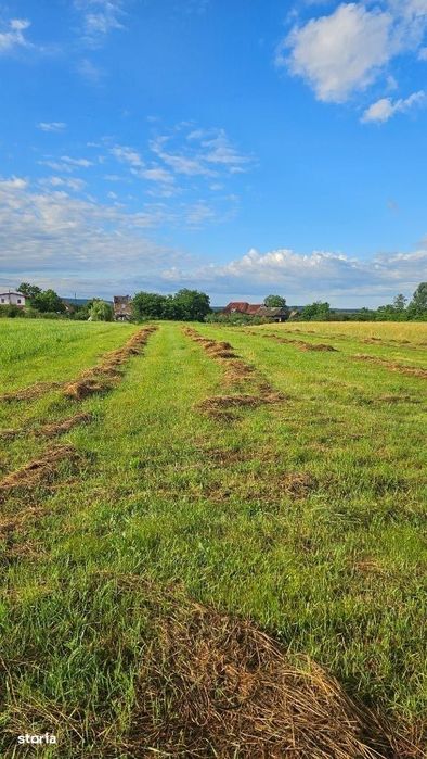 Teren 4520 mp -SACADAT-,27 ml dublu front str,Utilitati,Schita Noua