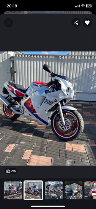 Vand yamaha fzr 1000cc 150cp
