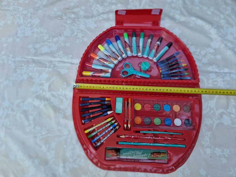 Set de pictura si desen, Disney Mcqueen Cars Lighting, 50 piese