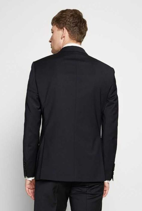 Sacou blazer 50 L slim JOOP ! lana pure Lanificio Biella negru