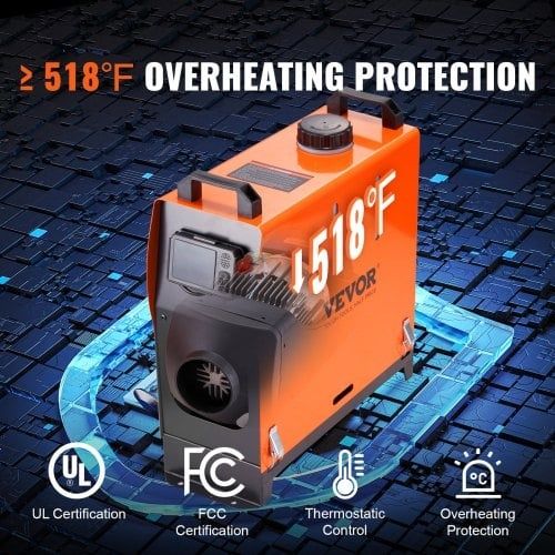 Sirocou bluetooth vevor 8kw 12/24V INCALZITOR AER DIESEL