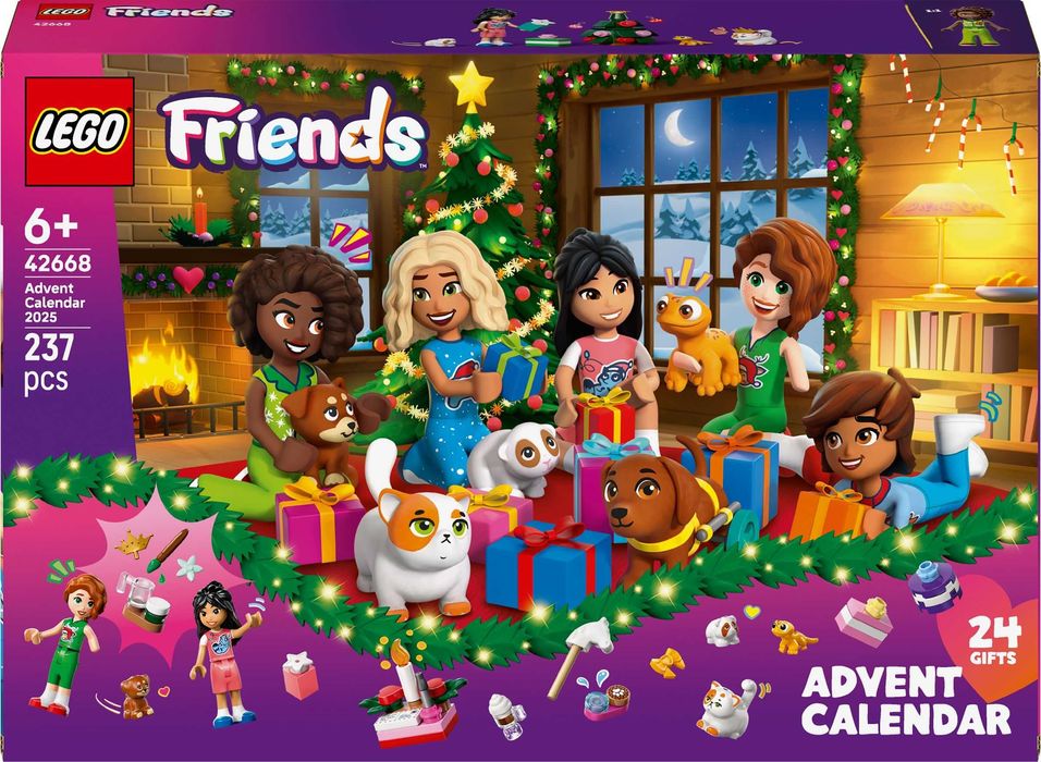 НОВО LEGO Friends 42668 - Коледен календар 2025 г.