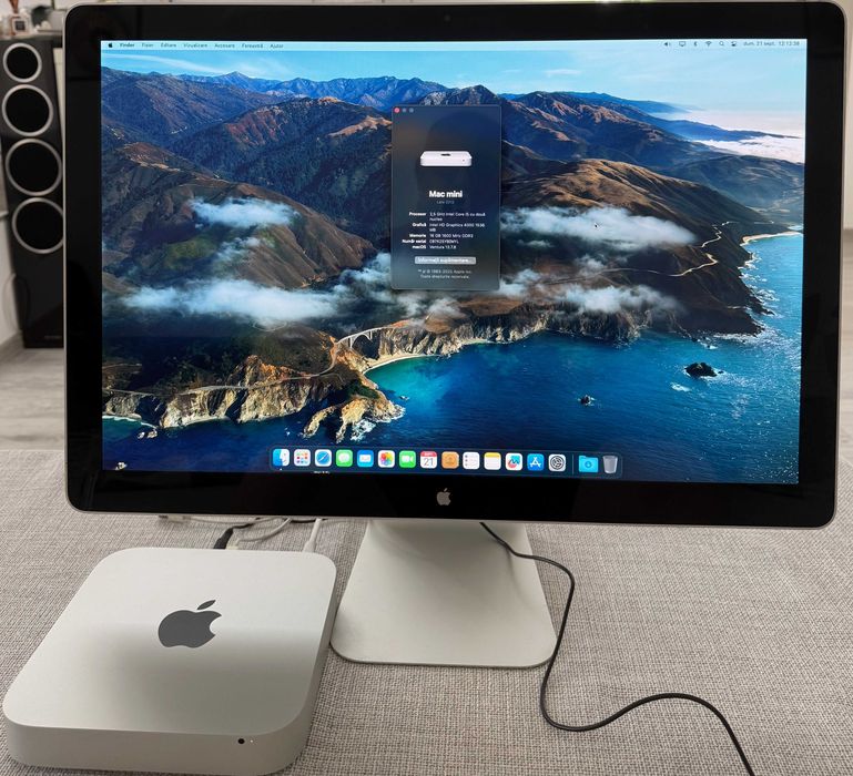 Apple mac mini Intel core i5, 16GB RAM, SSD 250GB + monitor Apple 24"