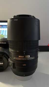 Obiectivul teleobiectiv Nikon 55-300mm: performanță excelentă