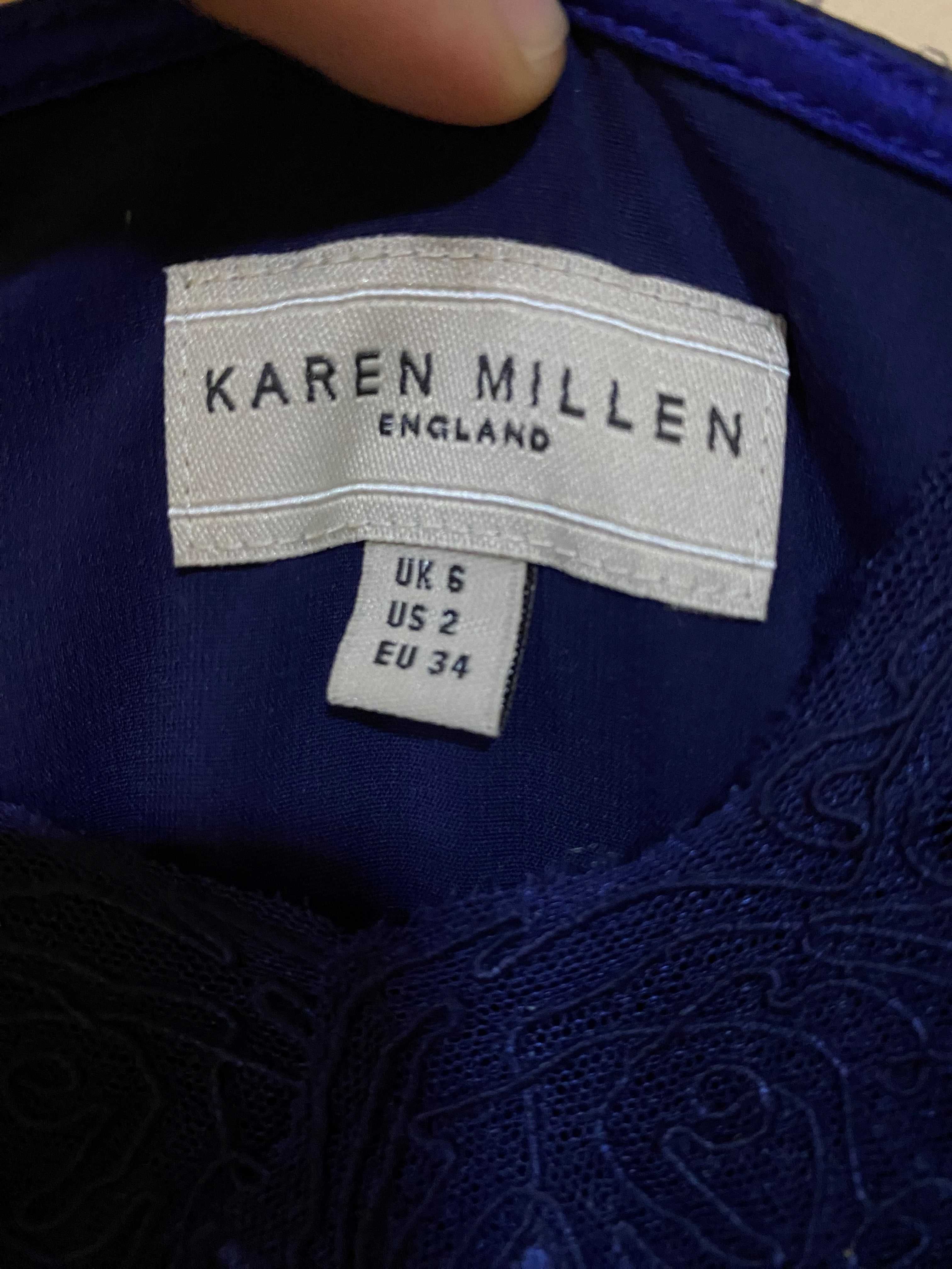 Шикарное платье в пол от английского бренда Karen Millen (оригинал)