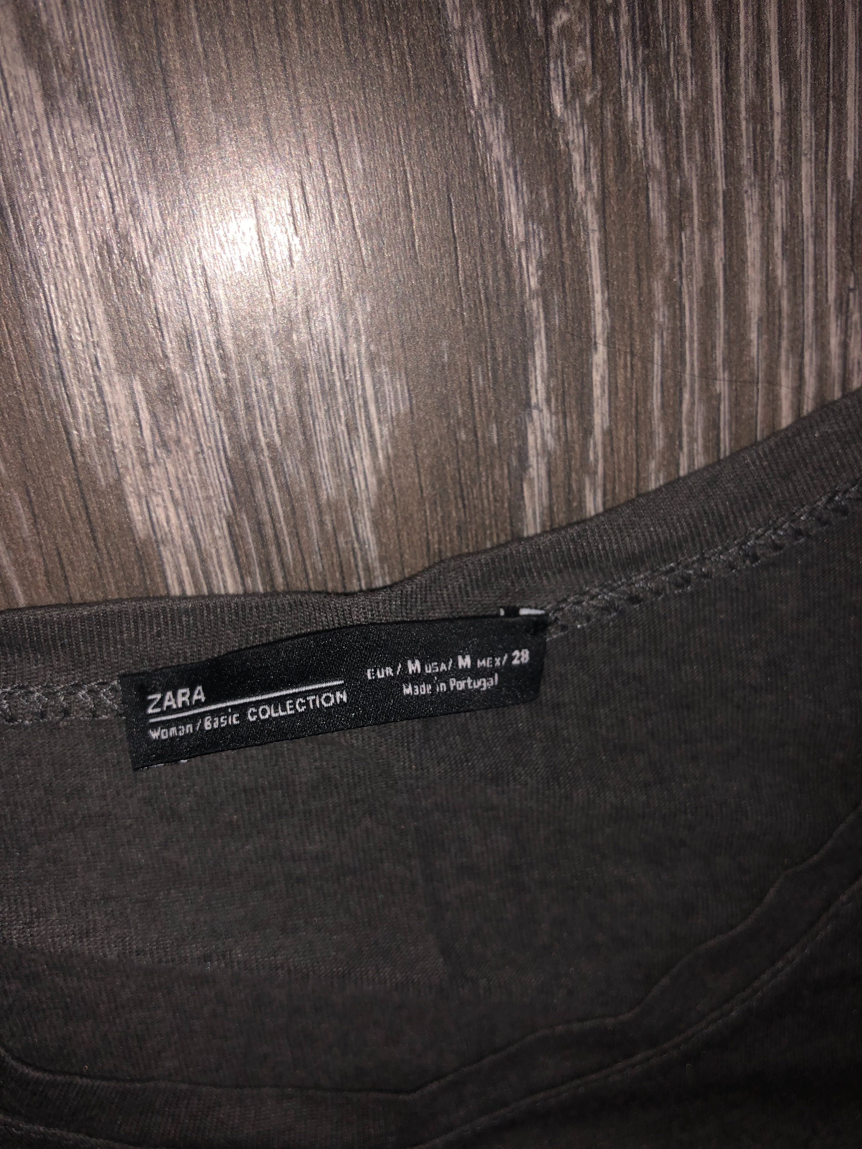 Tricou Zara gri mărimea m