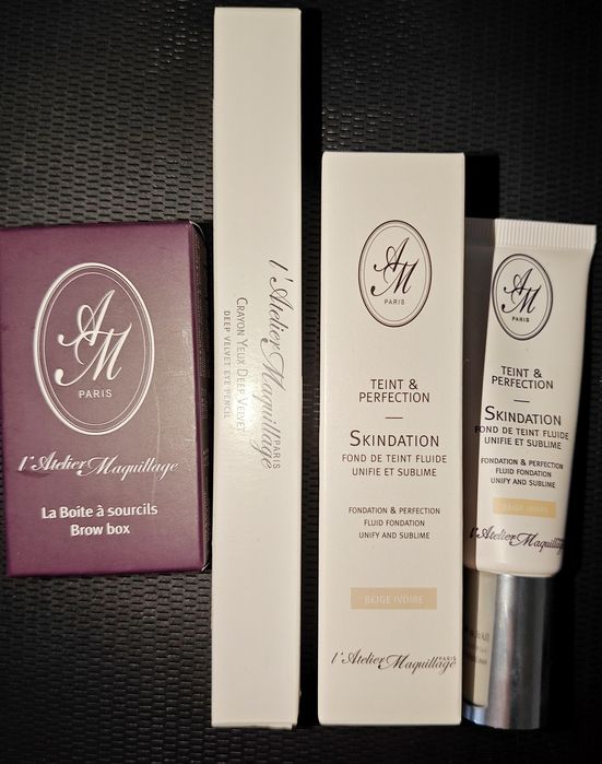 Make-up Fond de ten Maria Păuna, trusa sprâncene, creion ochi