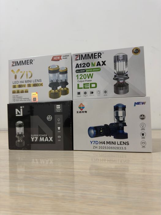 Zimmer A120 120w, Y7 50w, Y7 (sariq led) 50w Hammasi ORIGINAL