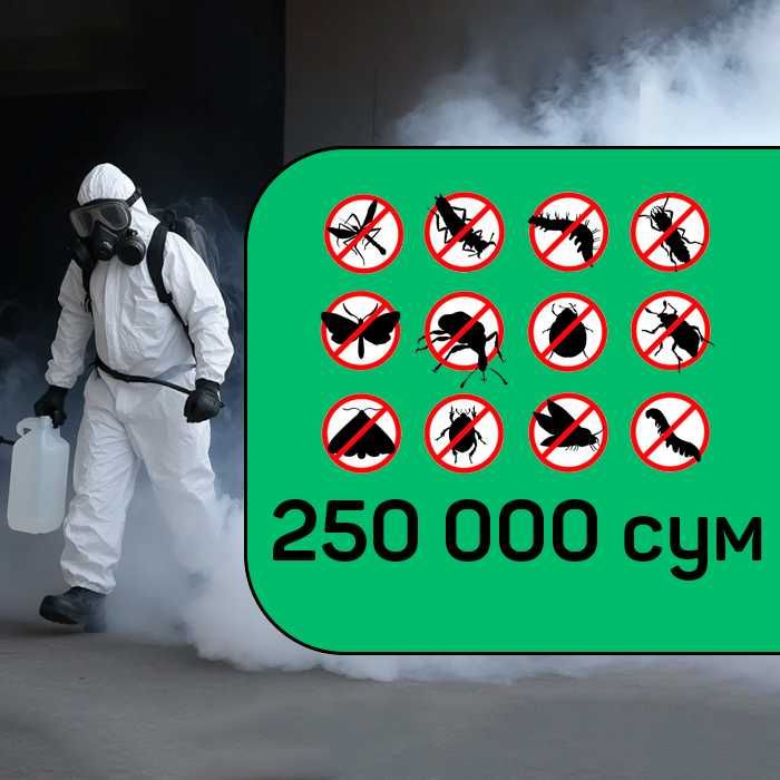 Дезинфекция клапа клоп таракан крыс Dezinfeksiya dezenfeksiya D32