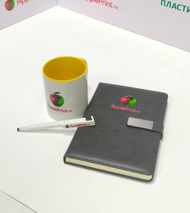 Сувенирные продукция, кружки, ручки, блокноты, пакеты нанесение