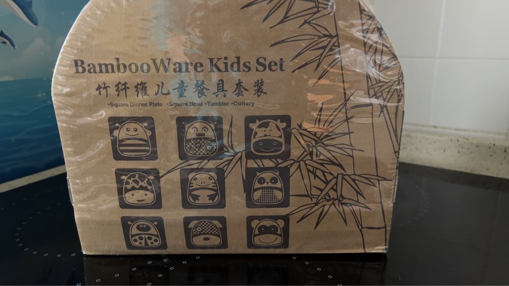 Детская посуда из бамбука