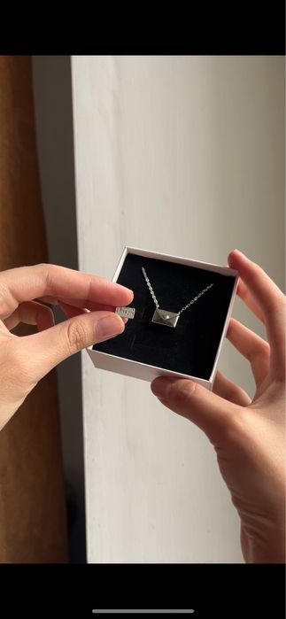 Подвеска с конвертом + I love you