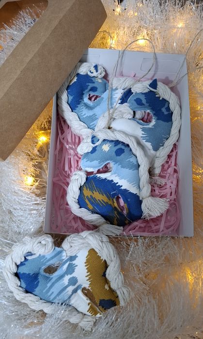 Новогодние игрушки.