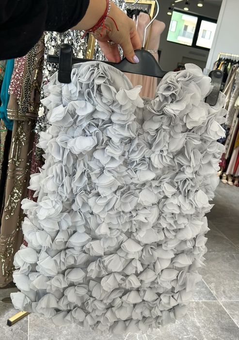 Rochie, ASOS, gri, S