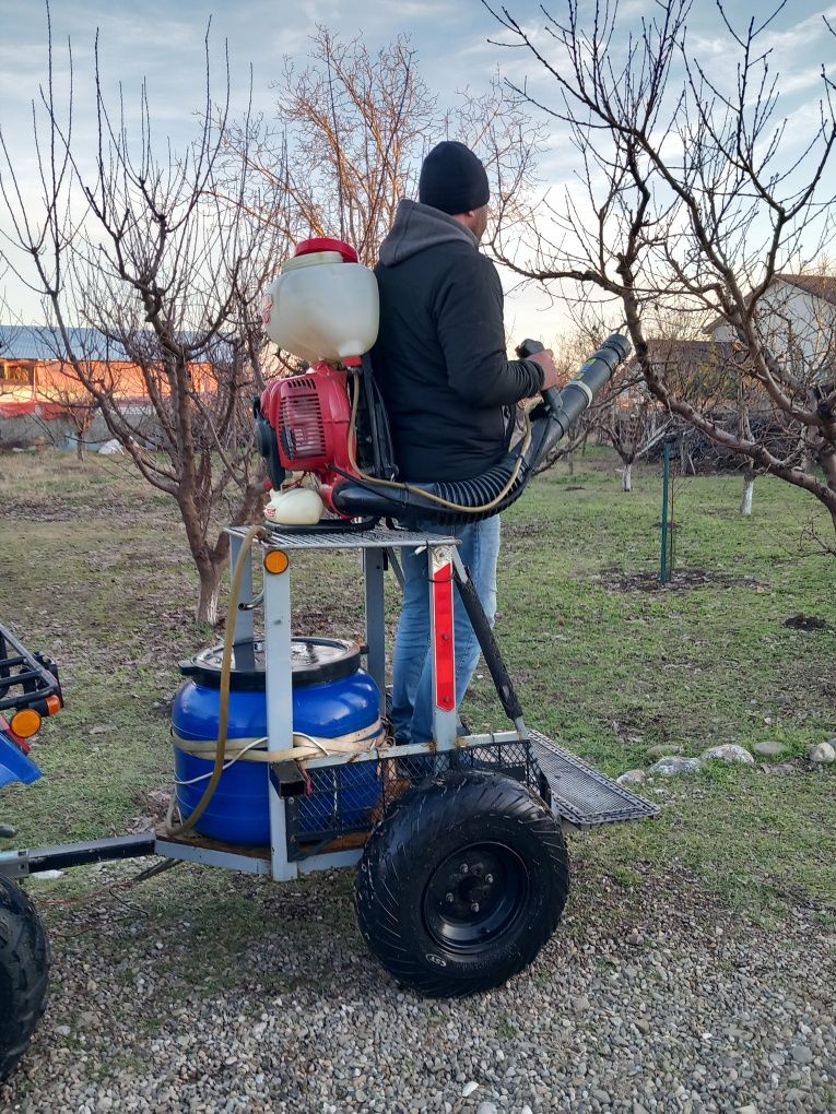 Dispozitiv tractat(ATV,Motocultor etc.)pt.atomizor