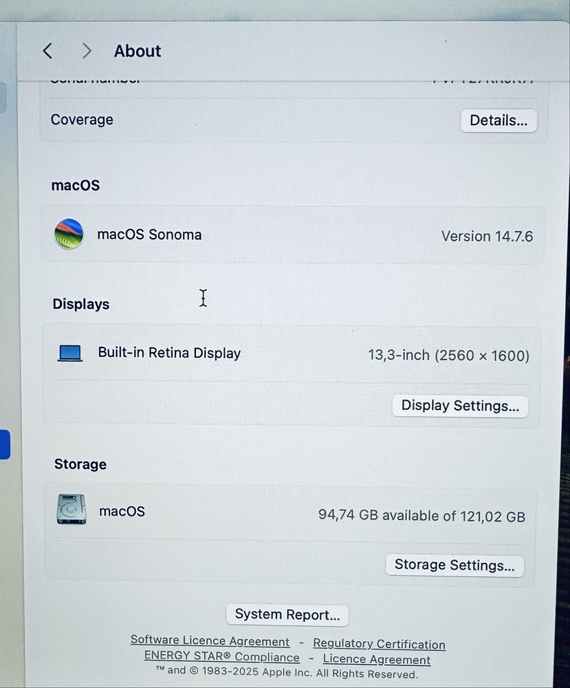 Apple MacBook Air 2018 13" i5 8RAM 128GB SSD Rose Gold А1932 Като Нов
